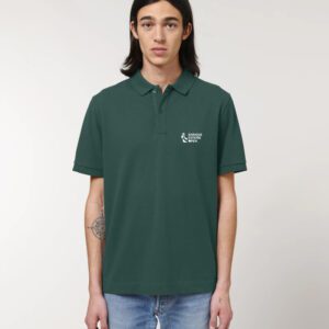 Polo verde bordado logo